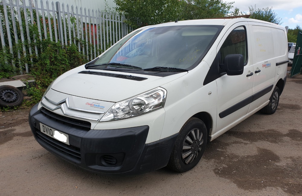 Citroen Dispatch Van SWB breaking parts spares 1.6 HDI MK2 2007-2012 White