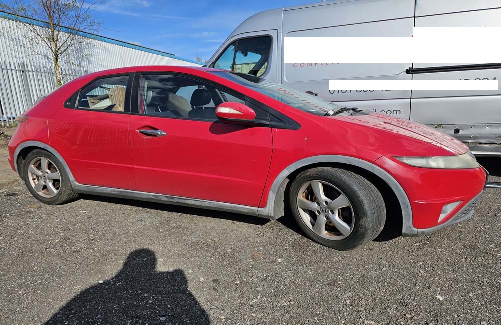 Honda Civic MK8 Breaking Spares Parts 2006-2012 Red 5 Door Hatchback