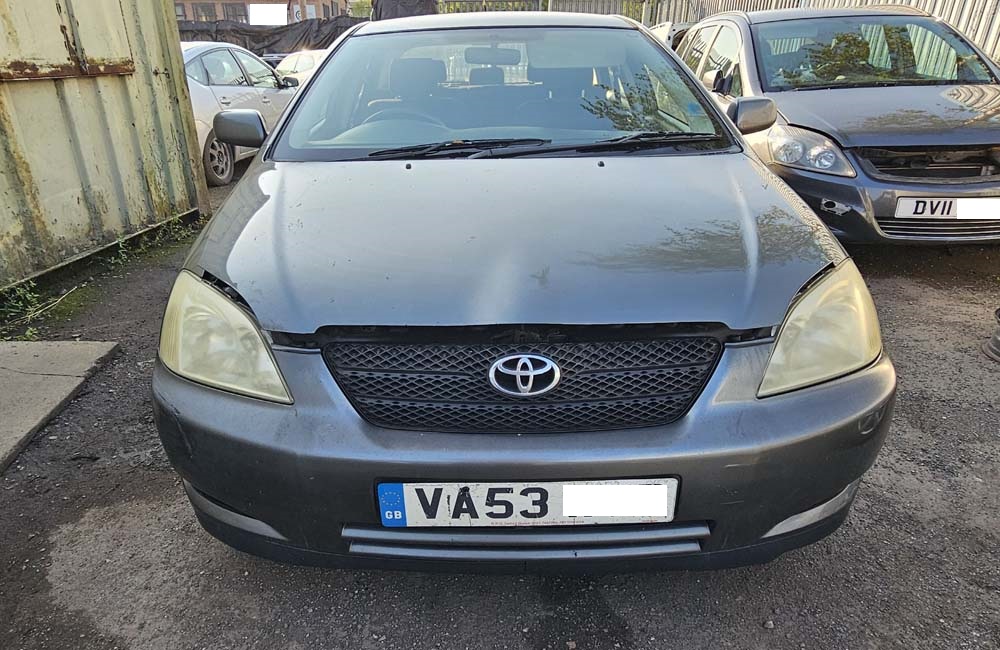 Toyota Corolla MK9 2001-2004 Breaking Spares Parts 1.6 Petrol Grey